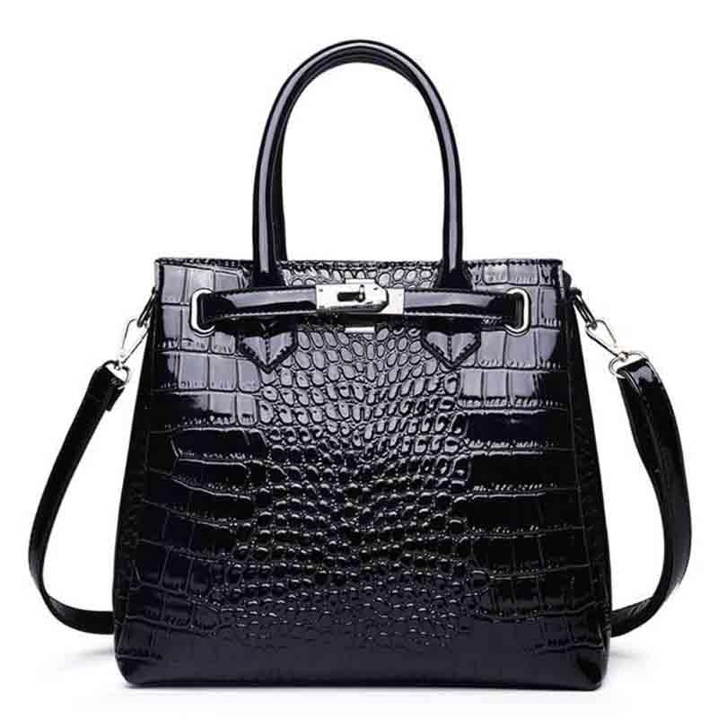 Sac à Main Cuir Façon Croco – Image 3