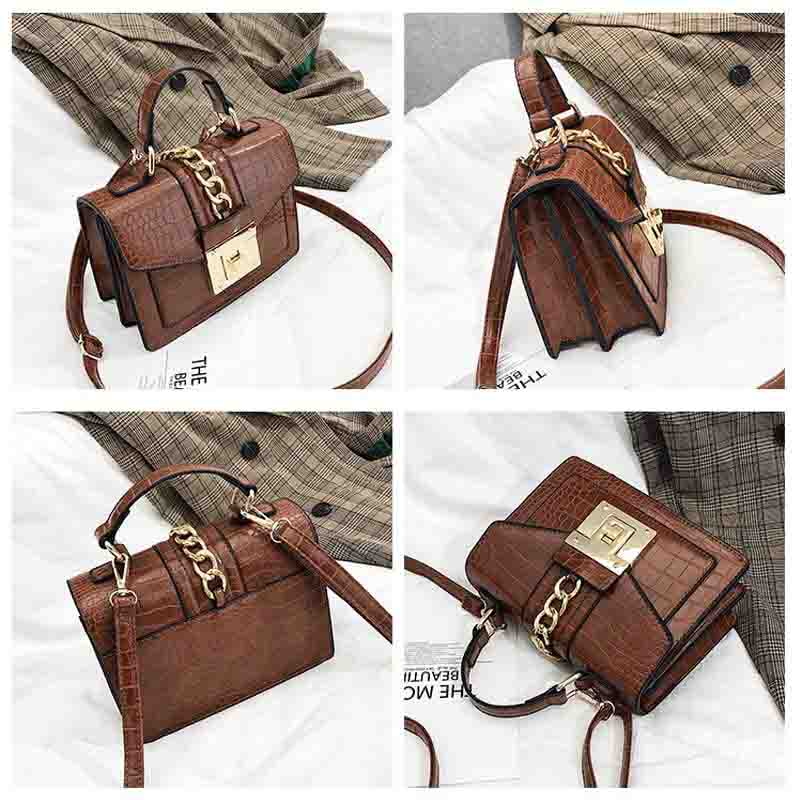 Sac à Main Bandoulière Croco – Image 12