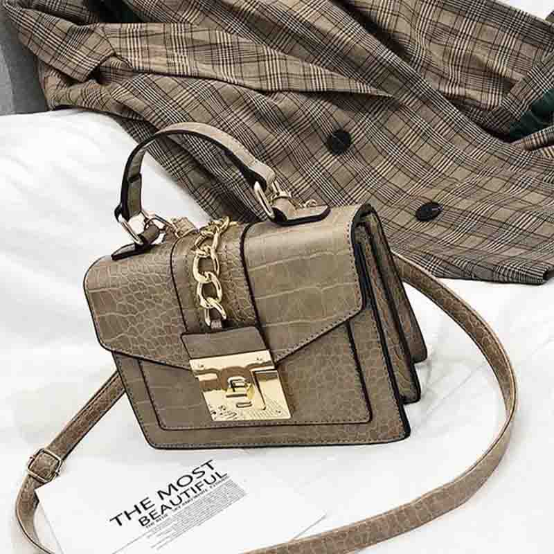 Sac à Main Bandoulière Croco – Image 3