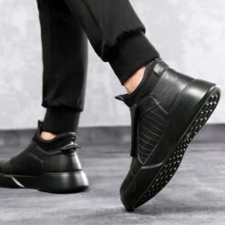 bottine homme croco effet