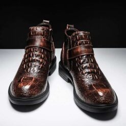 bottines homme croco modele