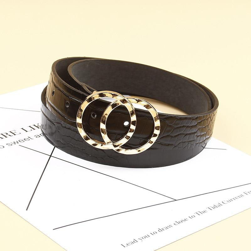 ceinture crocodile femme zoom