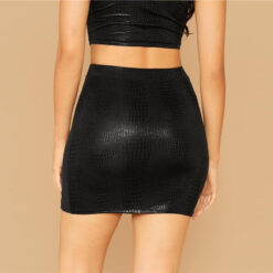jupe effet croco derriere