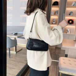 petit sac à main croco noir