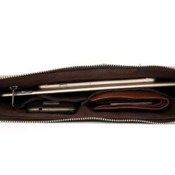 pochette noir croco intérieur