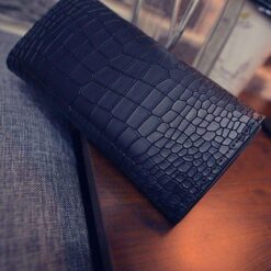 porte monnaie croco femme arriere