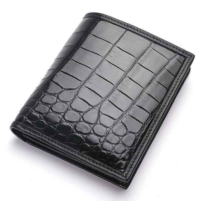 Portefeuille en Crocodile Véritable Homme – Image 3