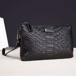 portefeuille femme crocodile