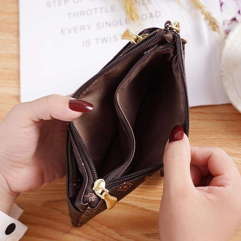 portefeuille femme imitation croco intérieur