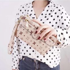 portefeuille femme imitation croco ivoire modele