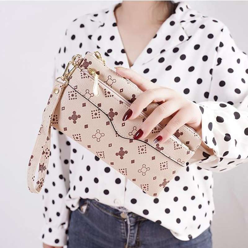 portefeuille femme imitation croco ivoire modele