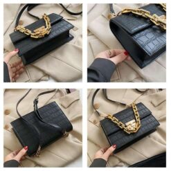 sac chaîne croco pour femme