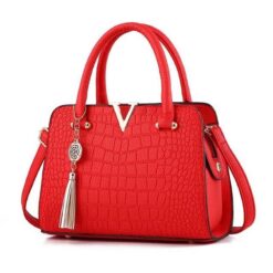 sac de jour croco rouge
