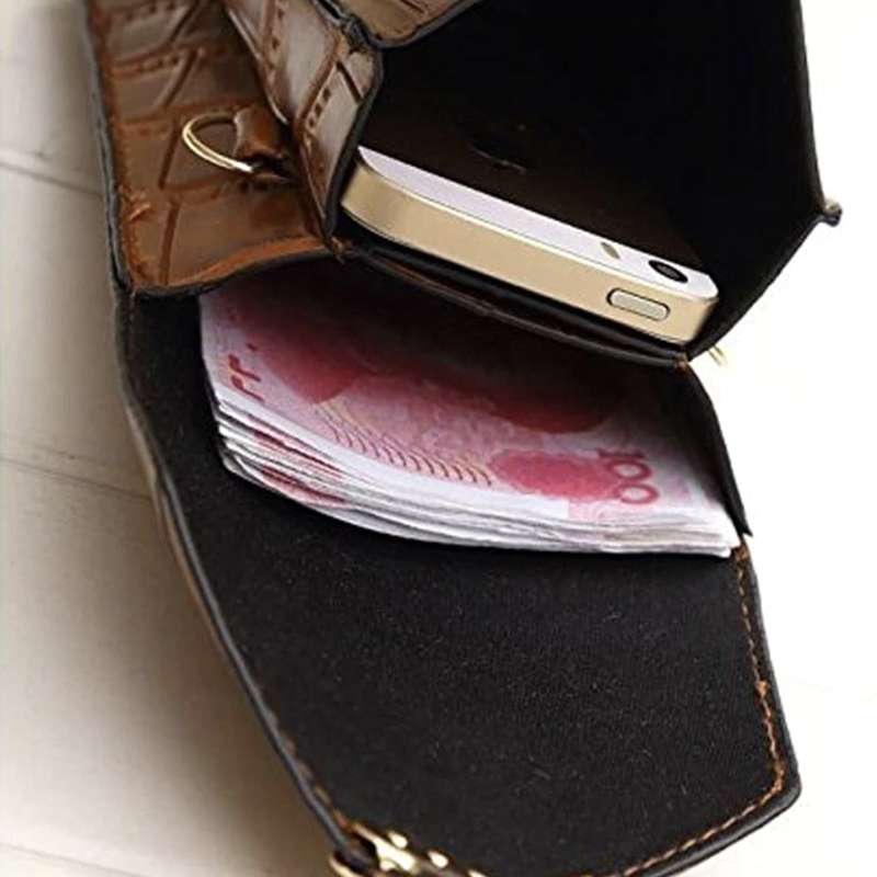 sac en bandoulière croco intérieur