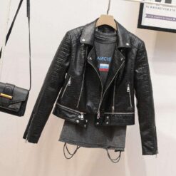 veste crocodile femme