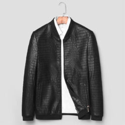 veste homme imitation crocodile