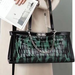 grand sac à main alligator