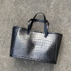 grand sac effet alligator