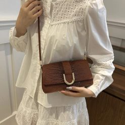 petit sac bandoulière croco