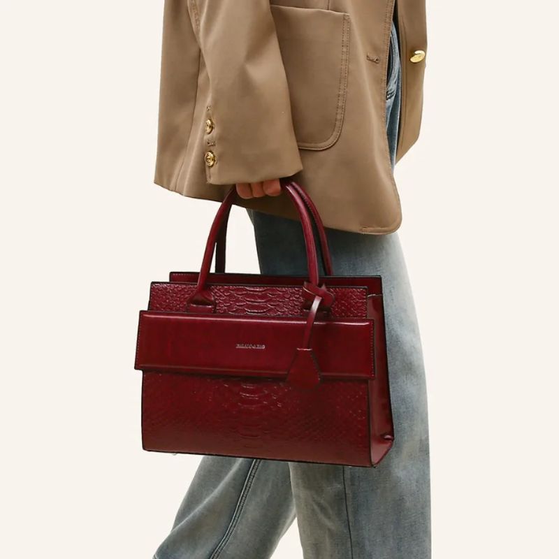 sac à main effet croco pour femme