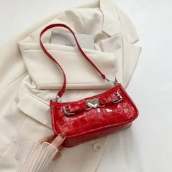 sac baguette alligator