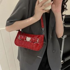 sac baguette crocodile