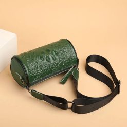 sac bandoulière crocodile vert