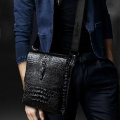 sac besace croco