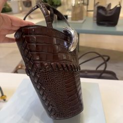 sac bourse crocodile