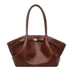 sac cabas alligator marron
