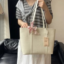 sac cabas effet croco