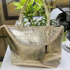 sac cabas imitation croco