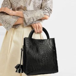 sac crocodile cuir noir
