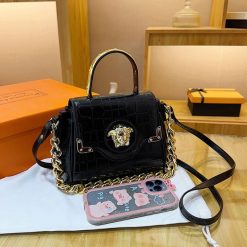 sac crocodile vernis