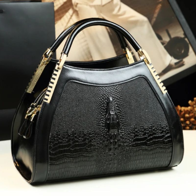 sac cuir croco pour femme