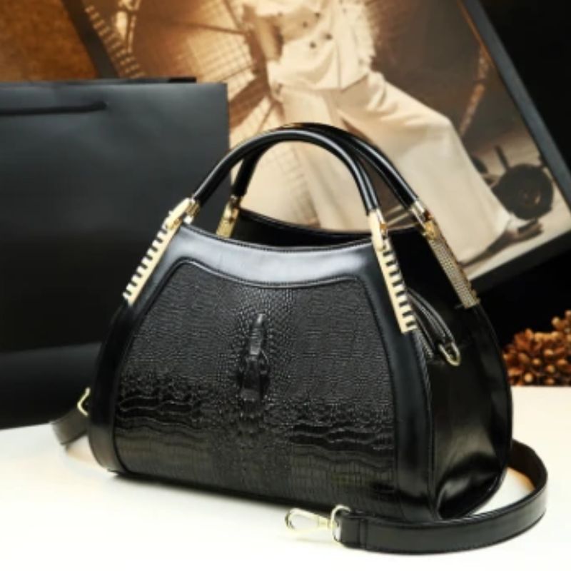 sac cuir crocodile pour femme