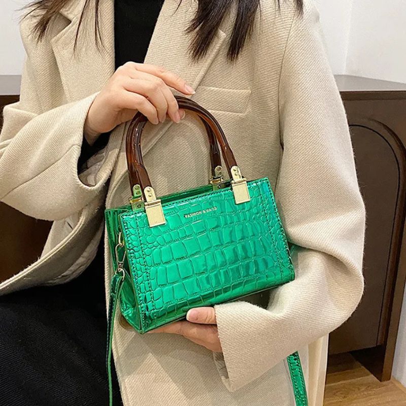 sac effet croco vert