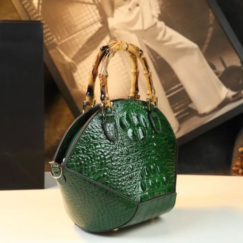 sac effet crocodile pour femme